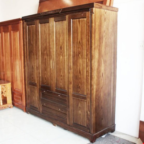 Tủ quần áo gỗ góc chó sigviet thiết kế kích thước 200x200x60cm 200cm (Rộng) x 200cm (Cao) x 60cm (Sâu)