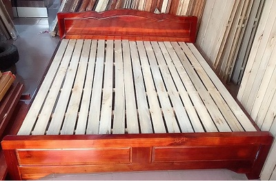 Giường ngủ gỗ keo giá rẻ chất lượng