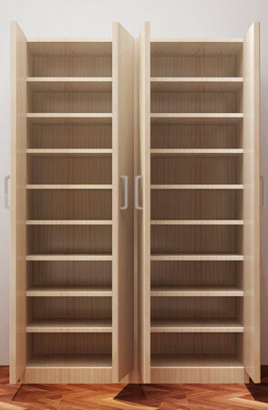 Tủ quần áo gỗ ép mdf 18 hộc tủ