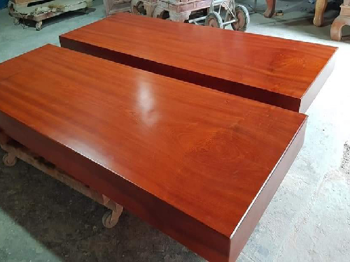 Sập phản gỗ xoan đào 2m6x2m2x16cm chiếu ngựa gỗ
