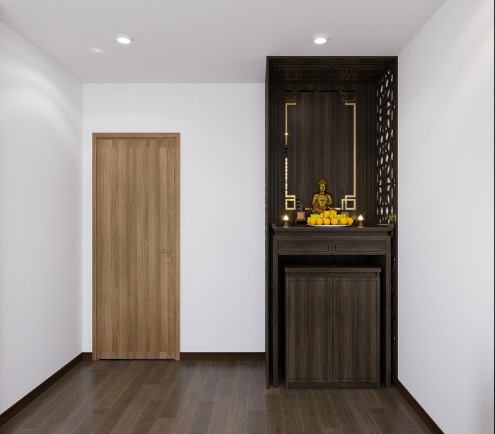 thiết kế thi công nội thất phòng ngủ trẻ nhỏ căn 3 phòng thờ Vinhome Symphony Sài Đồng