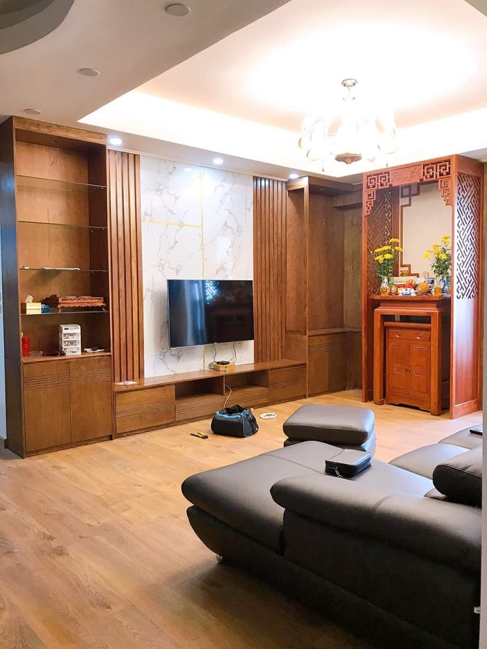 thiết kế Chung cư thanh bình căn hộ 3 phòng ngủ không gian phòng khách