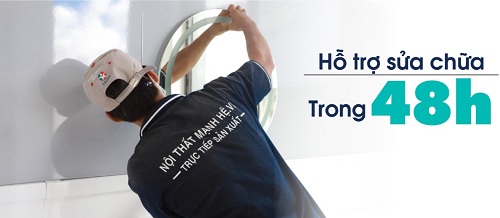 Hỗ trợ sửa chữa trong 48h00