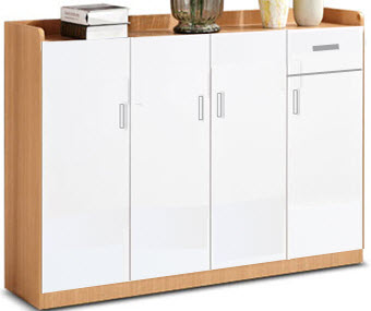 Tủ đựng giầy 1m2 gỗ công nghiệp 4 cánh GTG08