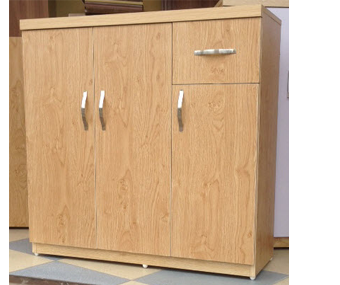 Tủ đựng giầy 90cm gỗ công nghiệp trắng GTG05