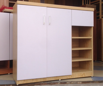 Tủ đựng giầy 1m gỗ công nghiệp MDF 2 cánh GTG10