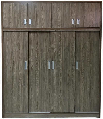 Tủ quần áo ba cánh cửa lùa phu melamine