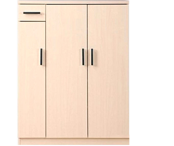 Tủ giầy gỗ ép MFC rộng 90cm mầu trắng kẻ GTG13