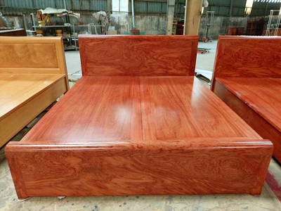 Giường ngủ gỗ hương đá 1m8 1m6 2m giá rẻ tại hà nội