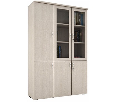 Tủ đựng hồ sơ tài liệu chất liệu gỗ công nghiệp MDF kích thước rộng 1m2 Cao 2m Sâu 40cm