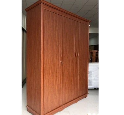 Tủ quần áo gỗ ép mầu nâu cafe 1m6