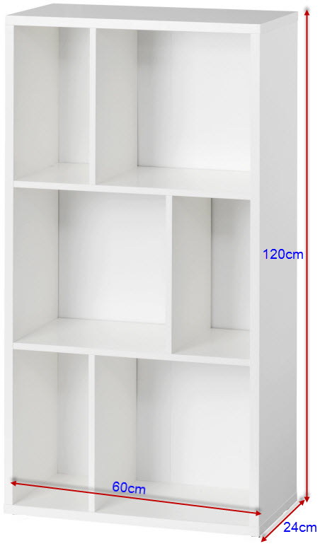 kích thước thiết kế chi tiết kệ sách 60cm