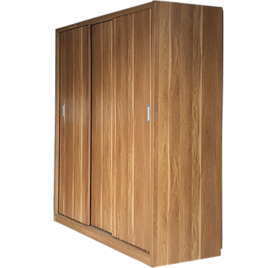 thiết kế tủ quần áo gỗ ép công nghiệp 1m6 cm x 2m cm x 54 cam 3 cánh cửa lùa giá rẻ