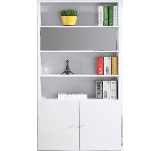 Thiết kế tủ tài liệu tủ văn phòng màu trắng Rộng 90 x Cao 180 x Sâu 30 (cm)