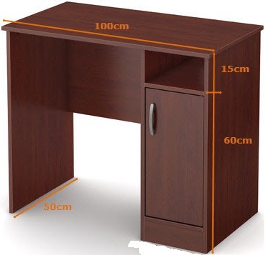 Bàn làm việc đơn giản rộng 1m Rộng 1000 và Rộng 1000 đơn giản