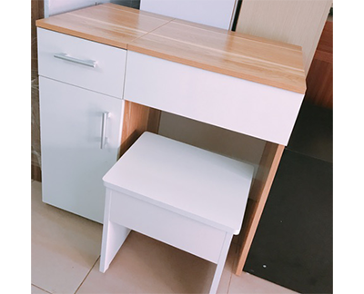 Bàn phấn trang điểm gỗ ép vân sồi rộng 80cm đẹp