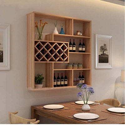 Kệ trang trí vân sồi 1m15 đa tầng gỗ ép lõi xanh