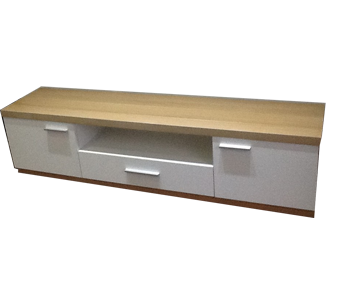 Kệ tivi vân sồi cánh trắng 1m6 KTV87 Cao 55 x Sâu 40 cm ván công nghiệp