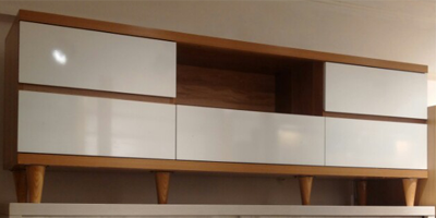 kệ ti vi 160 cm đơn giản KTV111 Dài 160 X Cao 45 x Sâu 40 cm chất liệu Gỗ ép MDF Màu trắng và sồi
