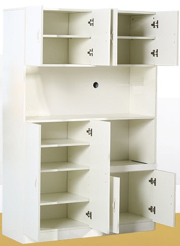 Tủ đựng đồ gỗ MDF rộng 120cm mầu trắng