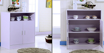 Tủ để đồ đa năng 80cm hai cánh mở TDN08 Rộng 800mm MDF Màu trắng