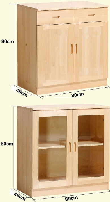 Tủ không ngăn kéo: Rộng 80x Cao 80 x Sâu 40 (cm)