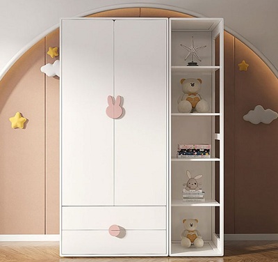 Tủ quần áo gỗ ép 2 cánh cửa lùa GMDF126