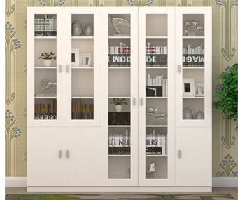 Tủ sách 3 tủ riêng hiện đại KS11 kích thước Rộng 200 cm lắp ghép giá rẻ
