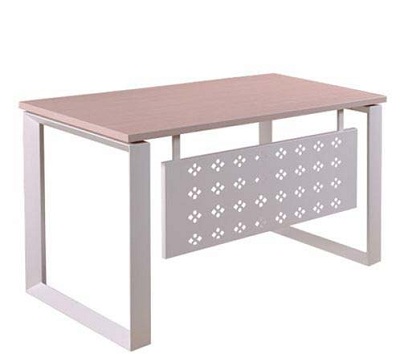 Bàn làm việc chân sắt tam giác sơn tĩnh điện BHV75 khung thép tam giác mặt gỗ Melamine Có yếm tôn trang trí Rộng 1200 x Sâu 600 x Cao 750mm hr120sc5 HR140SC5 HR120C5 HR140C5