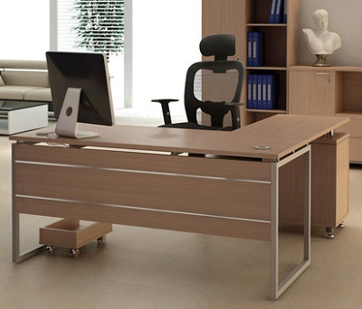 Bàn trưởng phòng gỗ công nghiệp phủ melamine BHV144 HR160C2