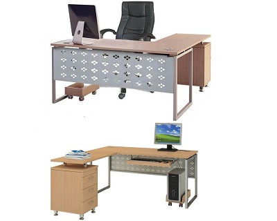Bàn lãnh đạo khung sắt kết hợp gỗ công nghiệp BHV143 Yếm dạng lửng HR160C2Y1
