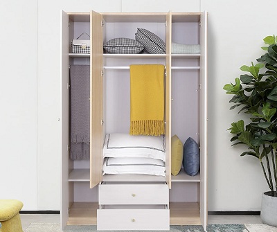 Tủ quần áo đơn giản thiết kế tiện dụng GMDF183 1500 x 620 x 2000mm