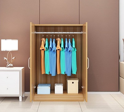 Tủ quần áo kiểu dáng đơn giản cao 1m2 GMDF170 kích thước Rộng 60cm x 40cm x 120cm thiết kế tủ chính được làm bằng gỗ MDF lõi xanh chống thiết kế nhỏ gọn