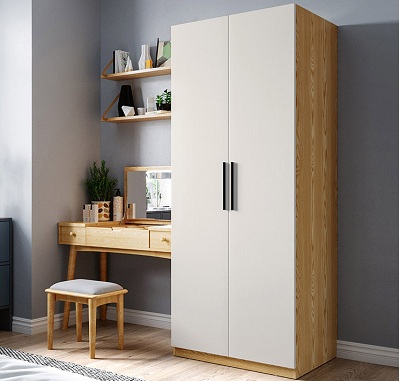 Tủ quần áo nhỏ gọn kiểu dáng đơn giản 80cm