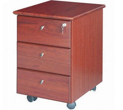 Hộc bàn làm việc gỗ công nghiệp sơn PU Màu nâu TDN69 3 ngăn kéo M3D