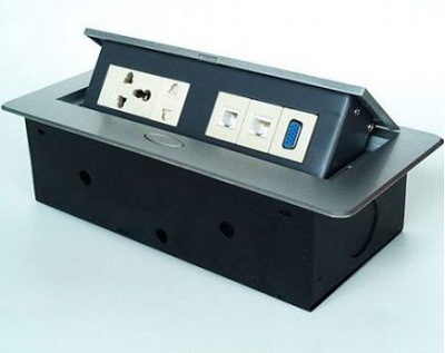 Hộp điện âm bàn PK08 HD01