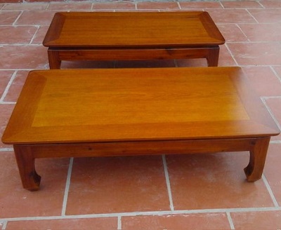Bàn thấp kiểu nhật kiểu osin gỗ xoan đào tự nhiên