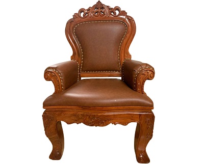 Ghế chủ tọa gỗ xoan đào tay bọc da GHT59 ghế lãnh đạo hay ghế chủ tọa luôn phải vững chắc, có vậy thì quyền lực và uy thế mới lớn mạnh