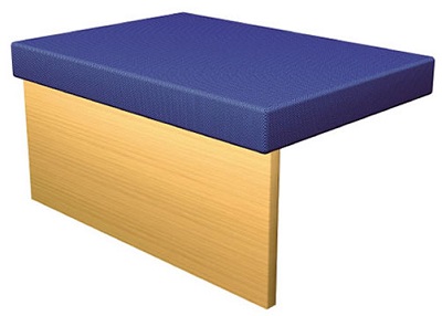 Ghế xếp di động trường học đa năng Ghế lõi ván ép, nệm bọt urethane bọc hoàn thiện