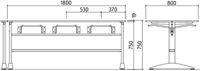 Bàn kotobuki sea ghế treo FTA-633