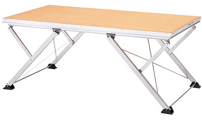 Sân khấu di động Kotobuki Sea có gấp gọn FSA-061 kích thước Rộng 2000 x Sâu 1000 x Cao 200, 400, 600,800mm sân khấu gỗ ghép bề mặt phủ tấm laminate