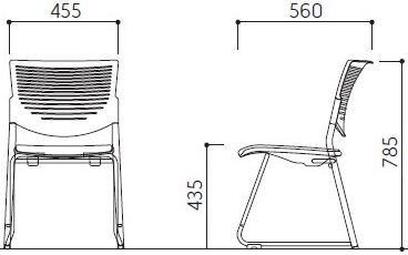 ghế xếp chồng lên nhau kotobuki seaFCA-391