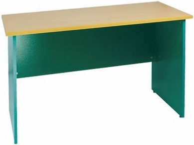 Bàn gỗ ép MFC vàng kết hợp xanh BONC235