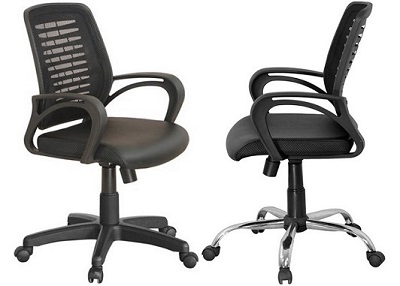 Ghế giám đốc dạng xoay đệm mút bọc da GONC07 GX18B-N, GX18B-M