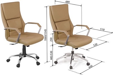 Ghế xoay giám đốc lưng cao đệm bọc da PU cao cấp GONC67 GX202.1-M, GX202.1-HK