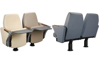 Ghế hội trường lớn có bàn viết nhỏ Gauss FGT-700 Chân bệ tròn