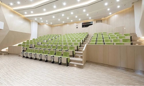 Dự án triển khai Ghế hội trường khung thép sơn tĩnh điện Gauss KTU-232 KSF màu xanh lá
