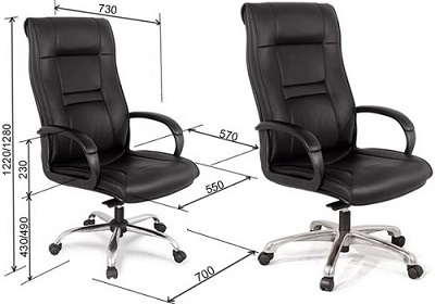 Ghế xoay lãnh đạo bọc da PU lưng tựa cao GONC66 sang tọng hiện đại GX201B-M, GX201B-HK