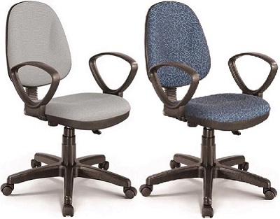 Ghế xoay nhân viên bọc vải nỉ GONC34