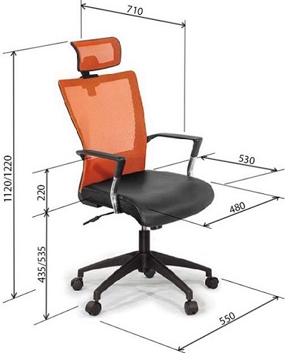 thiết kế ghế lưới xoay GX402B-N, GX402B, M, GX402B-HK